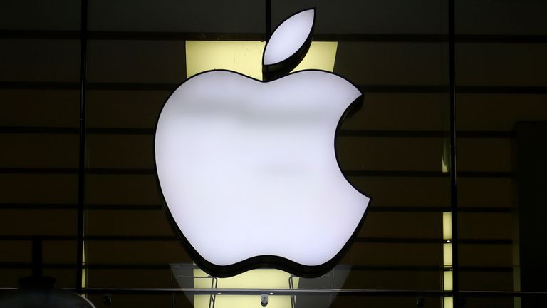 FILE - The Apple logo is illuminated at a store in the city center of Munich, Germany, Dec. 16, 2020. Apple plans to suspend sales of the Series 9 and Ultra 2 versions of its popular Apple Watch for online U.S. customers beginning Thursday afternoon, Dec. 21, 2023, and in its stores on Sunday, Dec. 24. The move stems from an October decision from the International Trade Commission restricting Apple&#39;s watches with a Blood Oxygen feature as part of an intellectual property dispute with medical technology company Masimo. (AP Photo/Matthias Schrader, File)