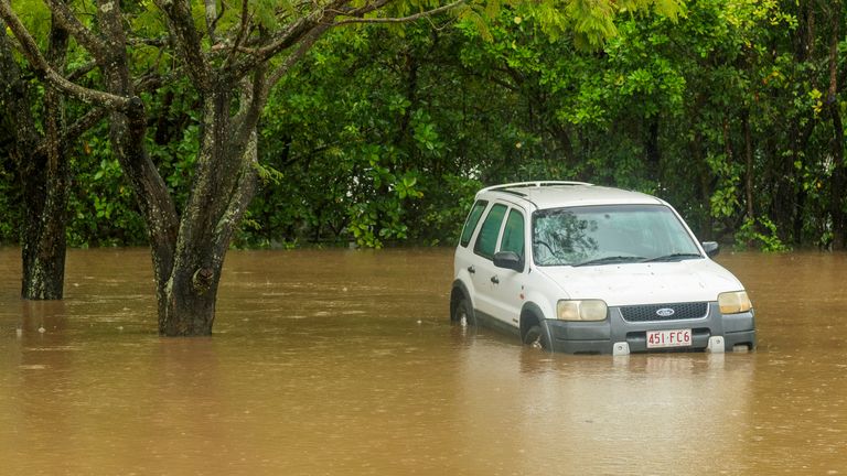 Queensland was lashed by heavy rain. Pic: AP