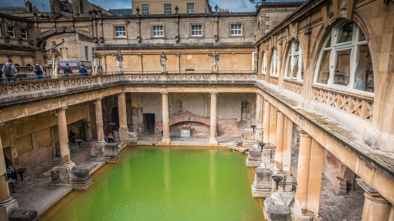 Bath in Somerset is a popular UK destination for tourists