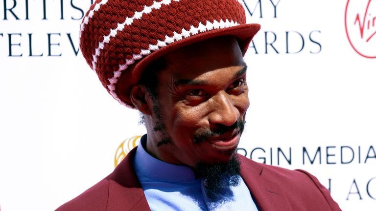 Benjamin Zephaniah arriving at the British Academy Television Awards in London in May 2022