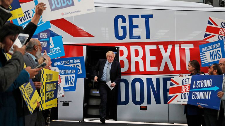 Boris Johnson had success with his 'Get Brexit Done' message