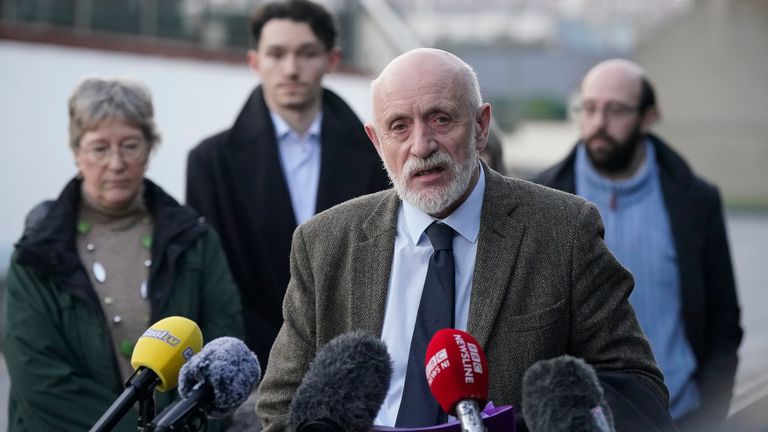 Charles Little spoke after the inquest
