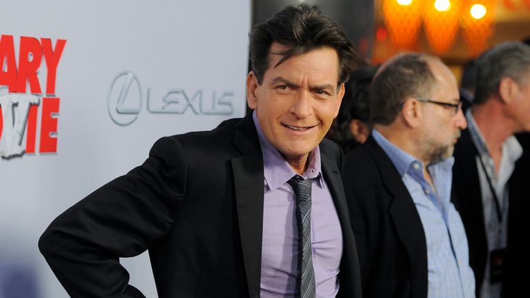 Charlie Sheen. Pic: AP