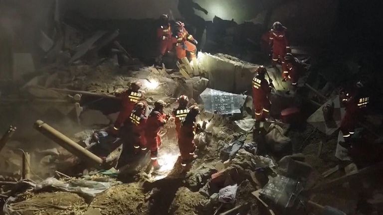 Over 100 people have been killed and another 220 injured after an earthquake hit Gansu, China.