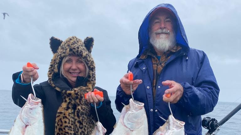 Halibut fishing in Holmer Alaska