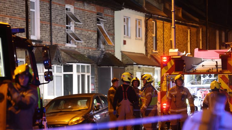 Two Dead and two fighting for their lives after South Croydon Blaze Pic: UKNIP Bought by Johanna Howitt
