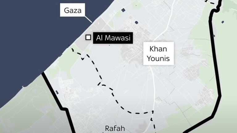 Map Al Mawasi