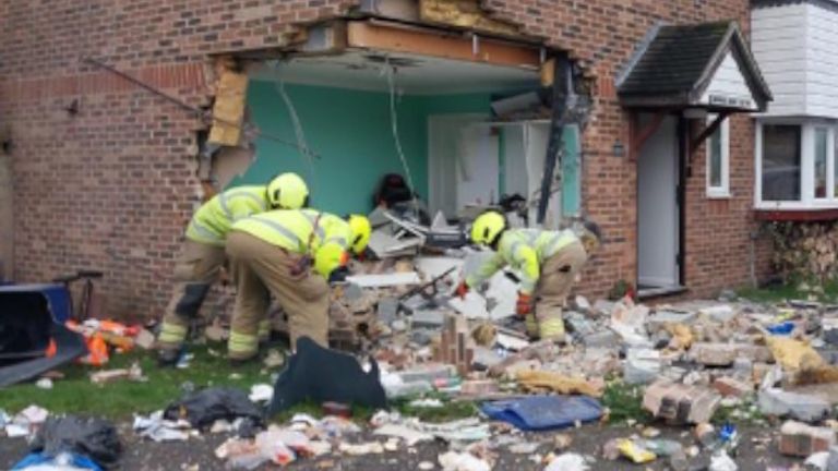 Aftermath of the collision in Argent Street, Grays Pic: Essex Police in Thurrock District