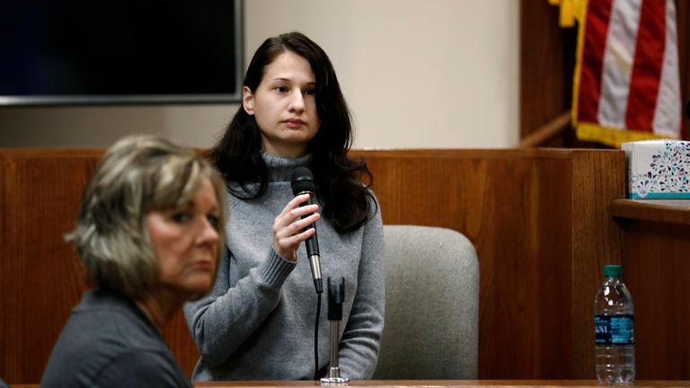 Gypsy Rose during the trial of her ex-boyfriend Nicholas Godejohn in 2018. Pic: AP