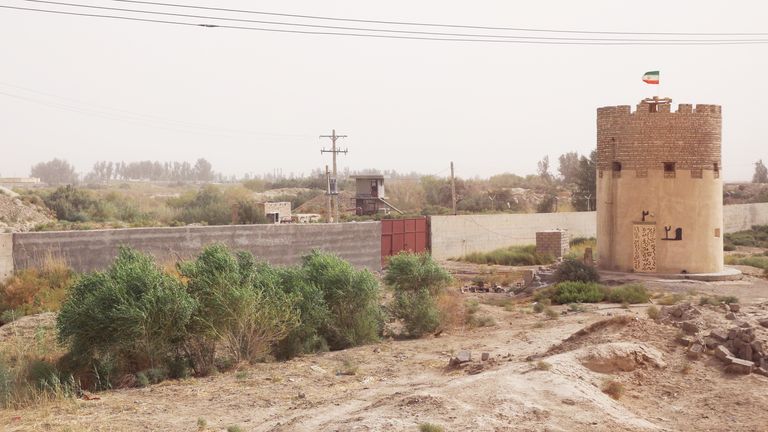 The Milak border crossing in Sistan and Baluchistan province. File pic