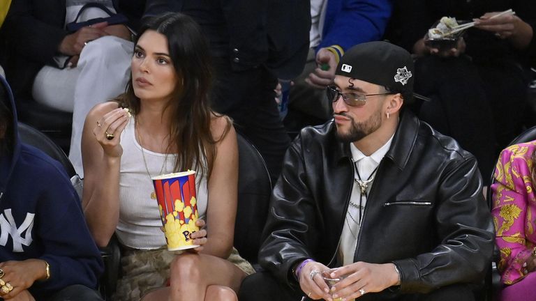 Kendall Jenner and Bad Bunny 