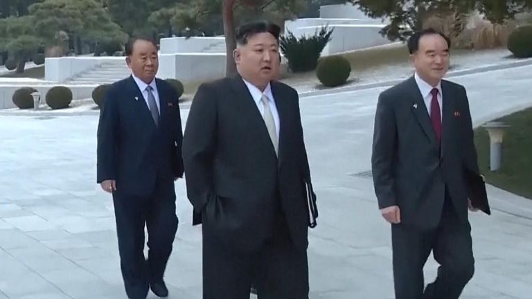 Pyongyang: Kim Jong Un arrives for end-of-year meeting of Workers ...