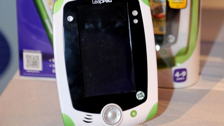 A LeapPad Explorer, one of the top 12 toys for Christmas 2011 predicted by the Toy Retailers Association (TRA).