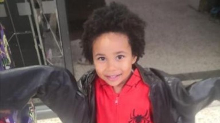 Kobi Macharia Dooly, four years old, who died after being found with knife injuries in Hackney, east London, on Wednesday night. Pic: Metropolitan Police