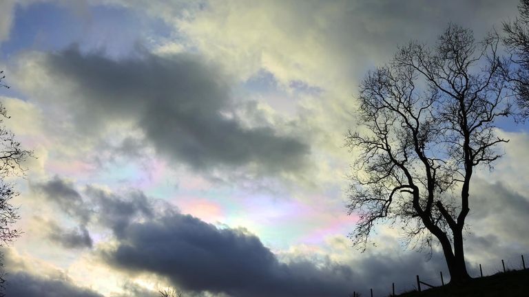 Nacreous clouds. Pic: Whitfield Benson