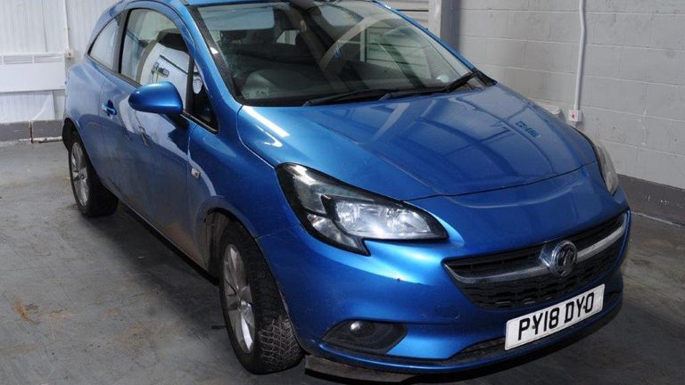 Vauxhall Corsa Paula Taylora. Zdjęcie: Policja Cumbrii