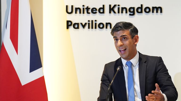 COP28: Rishi Sunak insists rollback of green plans not issue at climate summit - Vimarsana News