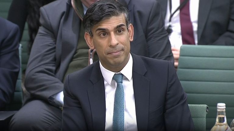 Prime Minister Rishi Sunak appearing before the Liaison Committee at the House of Commons, London. Picture date: Tuesday December 19, 2023.
