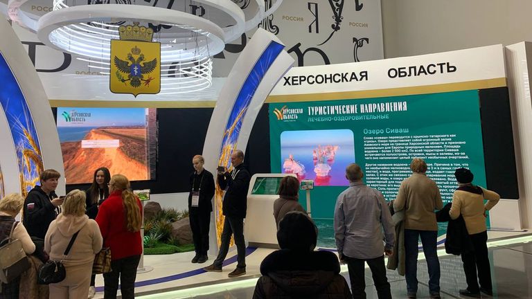 Kherson stand at Russia exhibition 