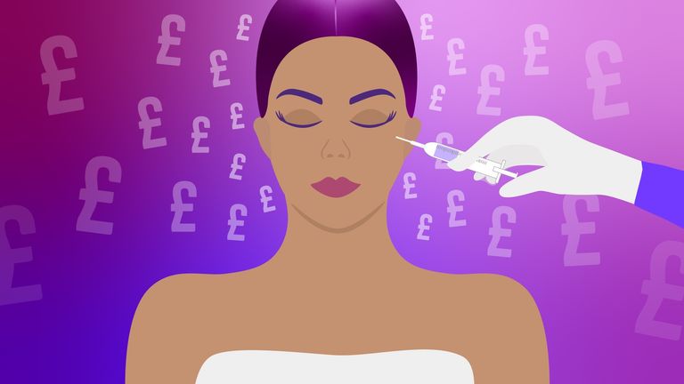 Some people go to great lengths to hide the cost of their Botox and fillers