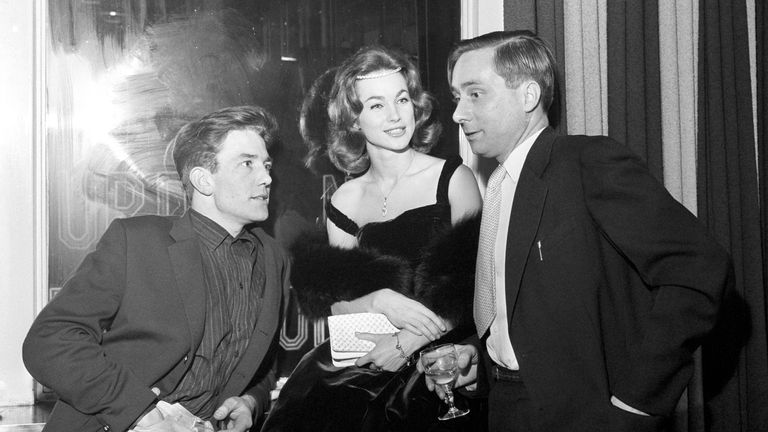 File photo dated 26/10/60 of Albert Finney (left) Shirley Anne Field and author Alan Sillitoe, in a London pub attending a pre-premier party of &#39;Saturday Night and Sunday Morning&#39;. Actress Shirley Anne Field, who starred in The Entertainer and Alfie, has died at the age of 87, her family said in a statement. Issue date: Monday December 11, 2023.
