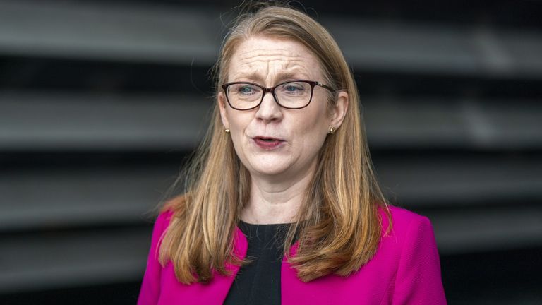 Cabinet Secretary for Social Justice Shirley-Anne Somerville at the launch of the sixth paper in the Building a New Scotland series, at the V&A in Dundee. Ministers are hosting a reception to discuss proposals in the paper with migration and asylum policy stakeholders. Picture date: Friday November 3,