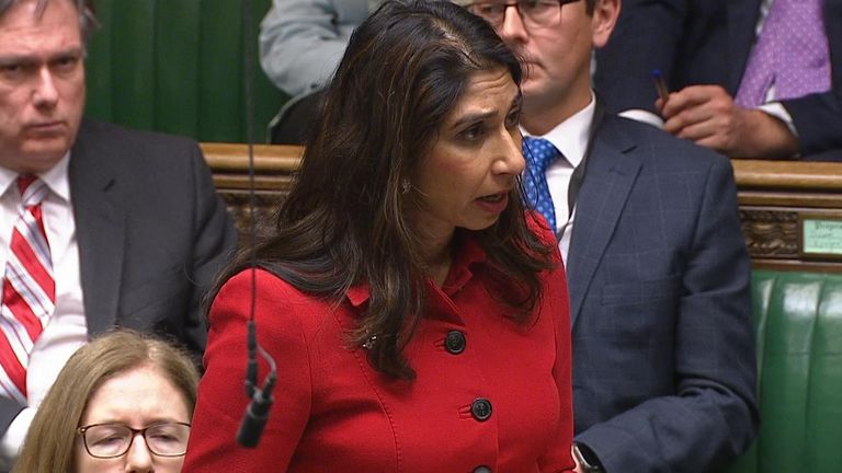 Suella Braverman says Tories face &#39;electoral oblivion&#39; if they fail to tackle illegal migration