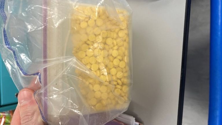 Synthetic opioids. Pic: Met Police