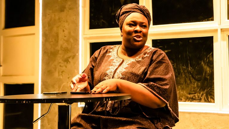 Morenike Onajobi, who plays Mum in Taming Who? Pic: Lidia Crisafulli