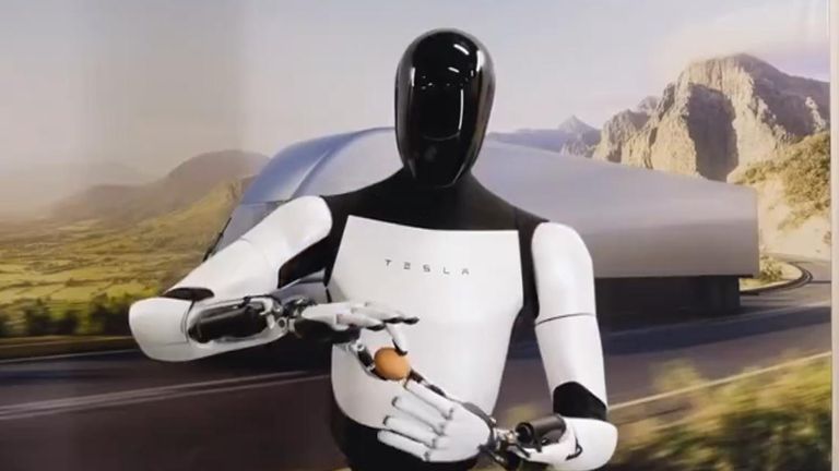 Tesla reveals its brand new humanoid robot
