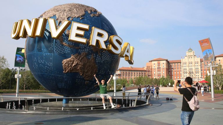 Universal Studios is officially planning its first UK attraction Pic: The Yomiuri Shimbun via AP Images