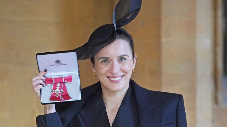 Vicky McClure after being made a Member of the Order of the British Empire during an investiture ceremony at Windsor Castle