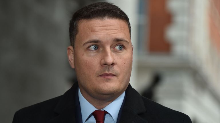 Wes Streeting Outside the BBC Studios