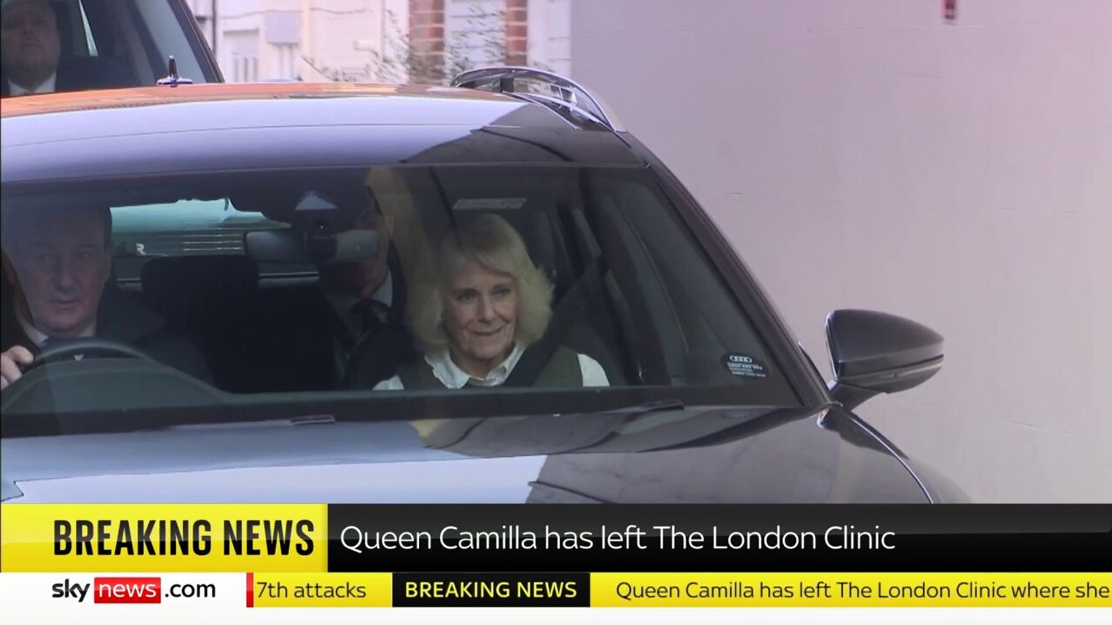 Queen Camilla has left The London Clinic after visiting the King after ...