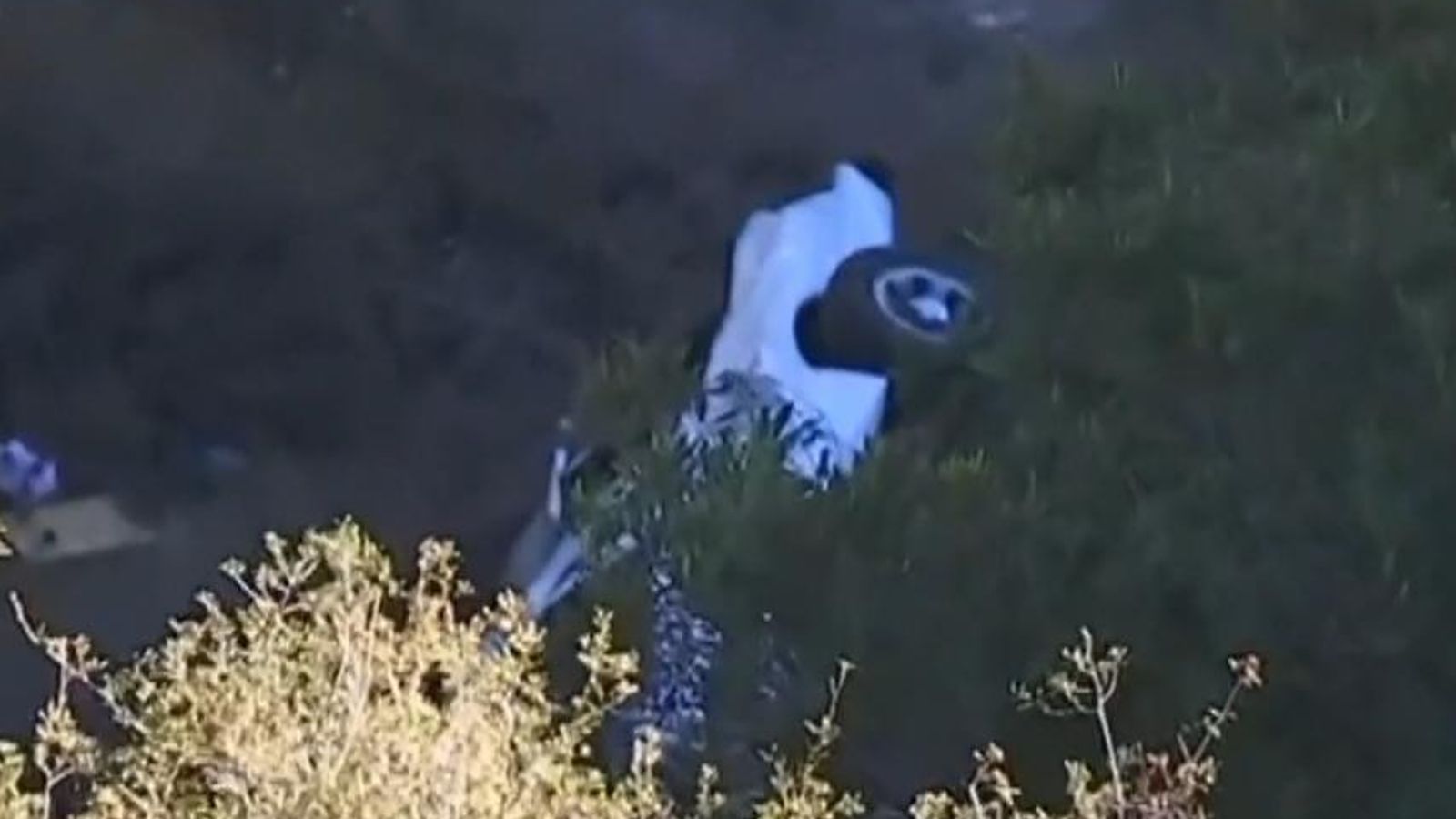 Us A Woman In California Has Been Rescued After Being Trapped In Her Crashed Car For Five Days