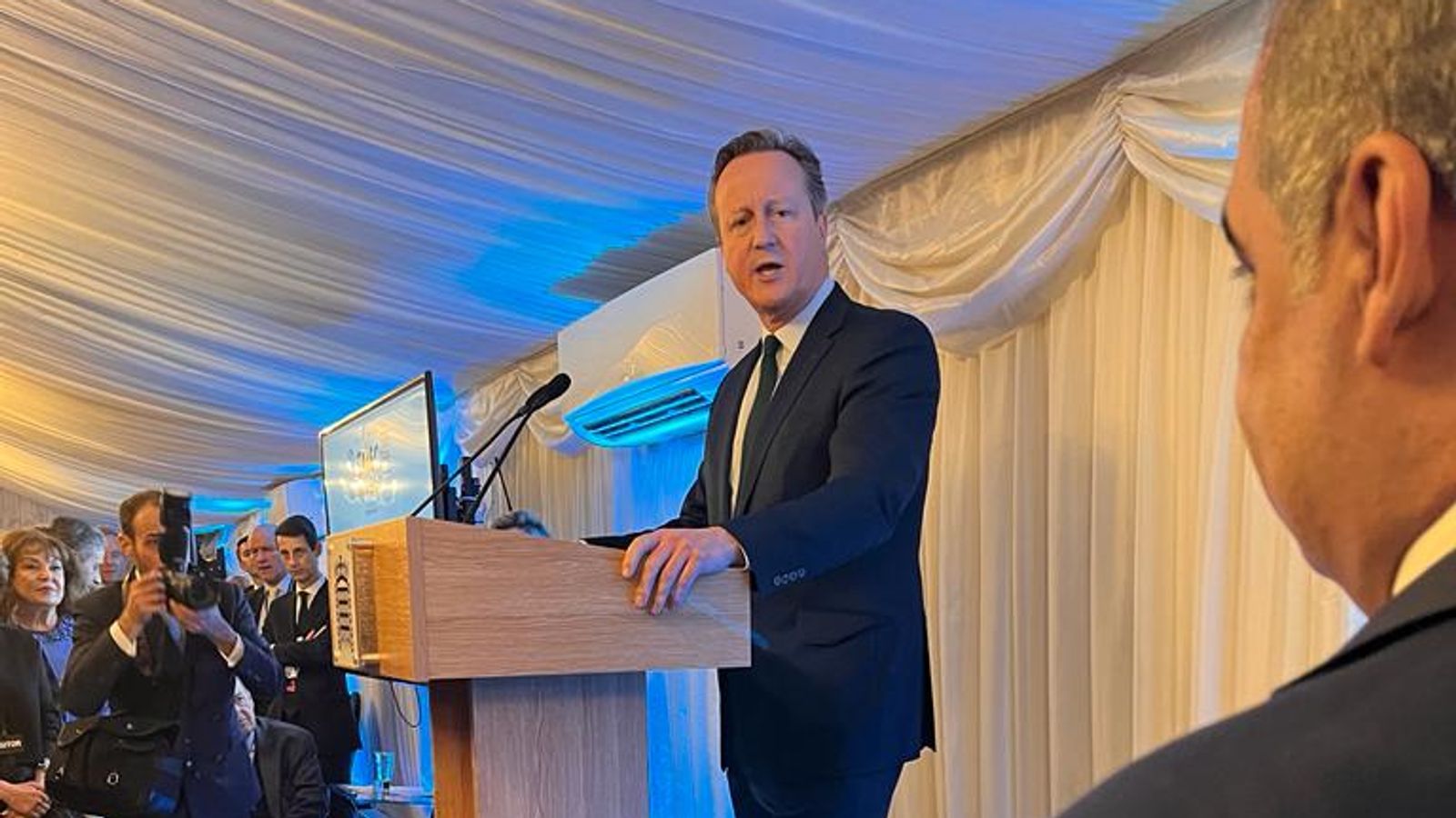Lord Cameron faces backlash after he hints at move to recognise Palestinian state