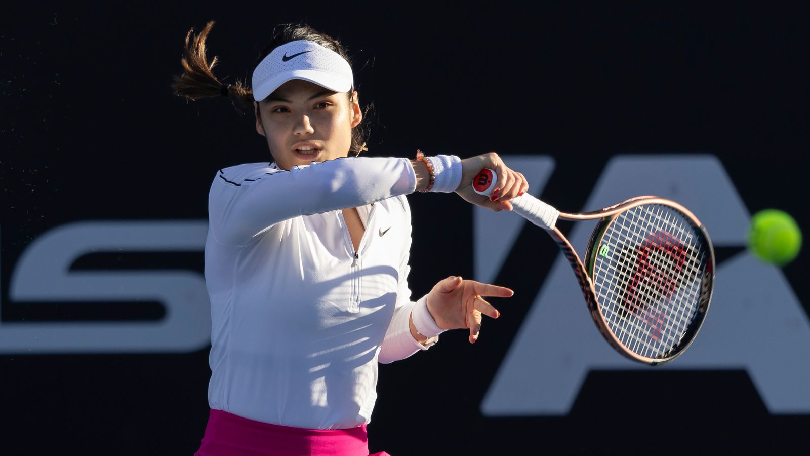 Tennis star Emma Raducanu wins her first match since April after wrist and ankle operations