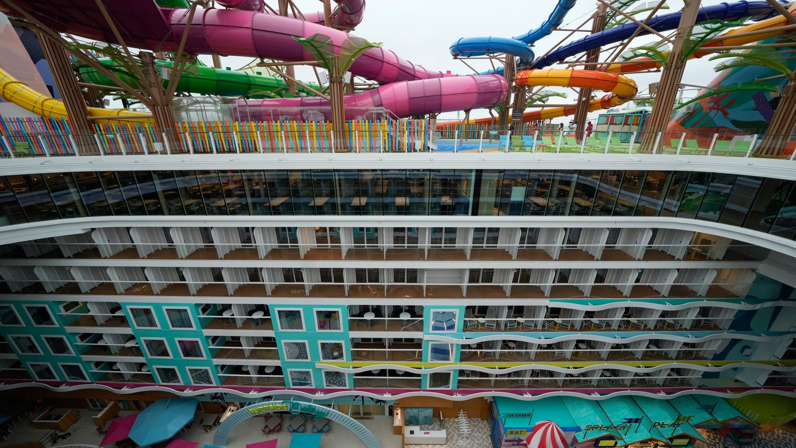 Icon of the seas world s largest cruise ship sets sail us news sky