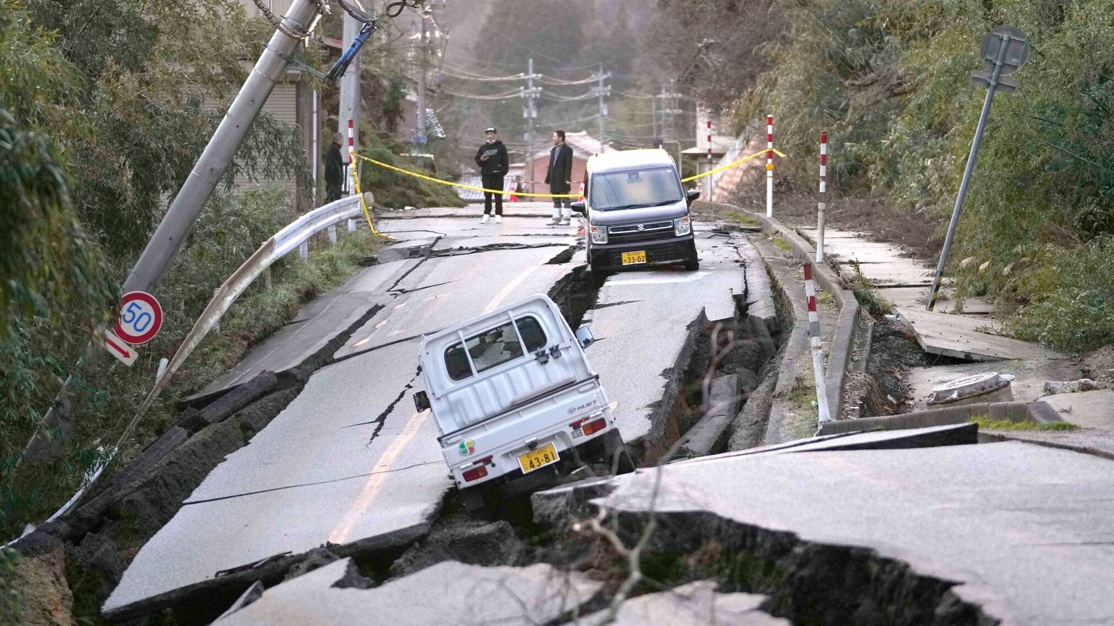 Japan earthquake At least 55 people killed News UK Video News Sky News