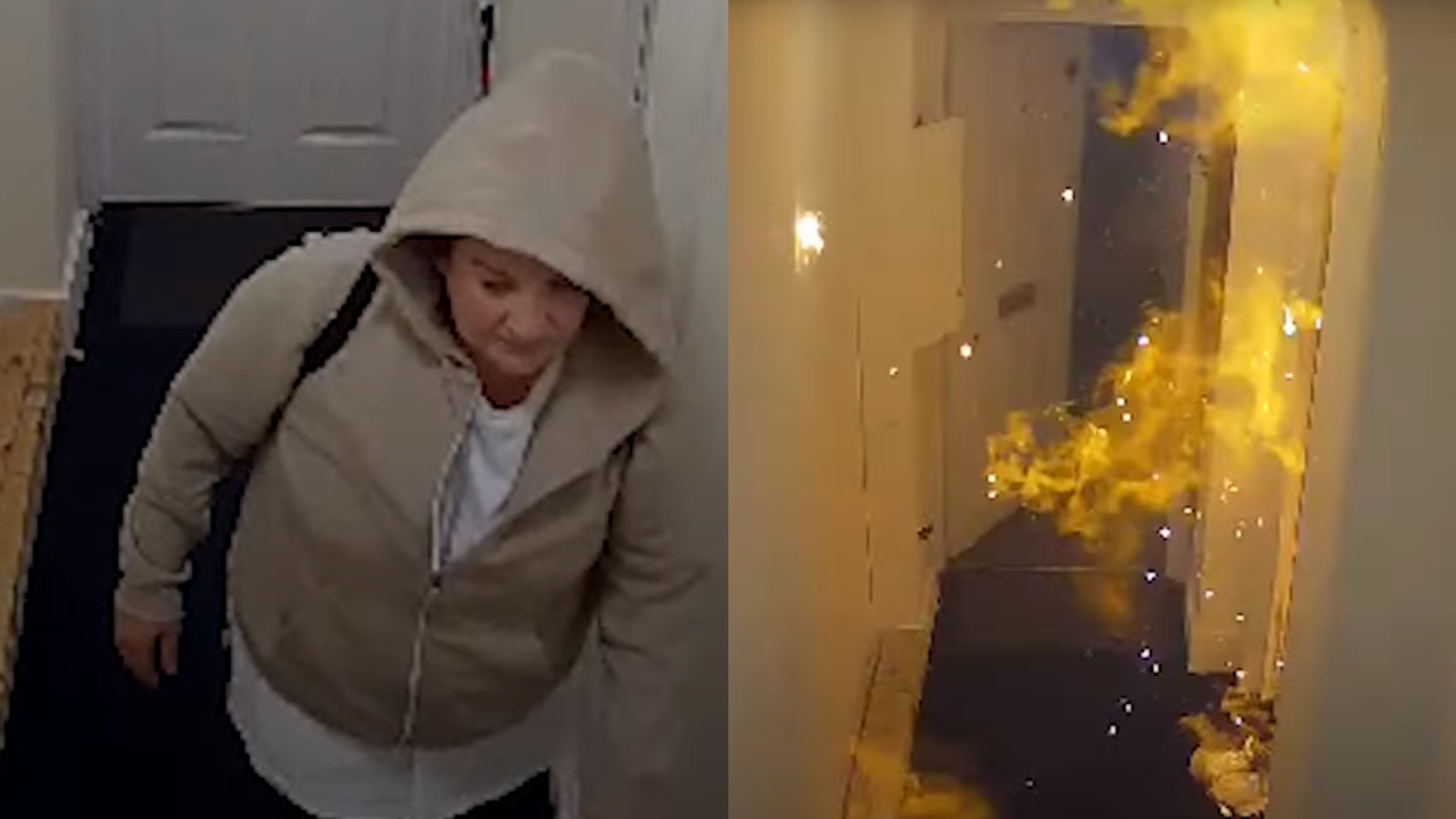 Woman jailed after planting gas canister that exploded outside ex-boyfriend's flat in Northampton