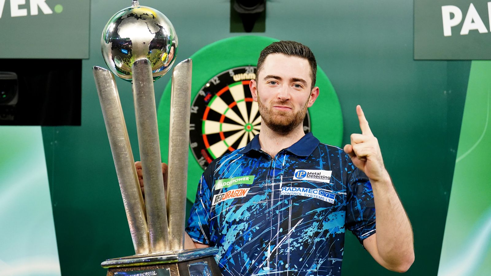 'I feel on top of the world', says world darts champion Luke Humphries