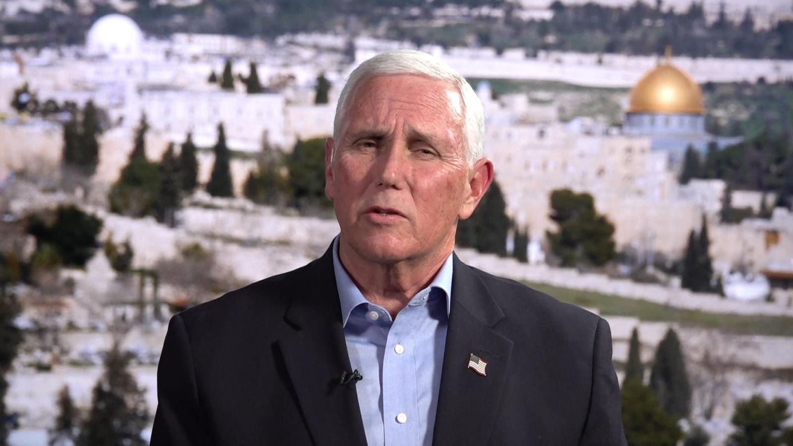 Майк Пенс призовава за „ново лидерство на САЩ“ и подкрепа за Израел, докато „Хамас“ не бъде „унищожен“