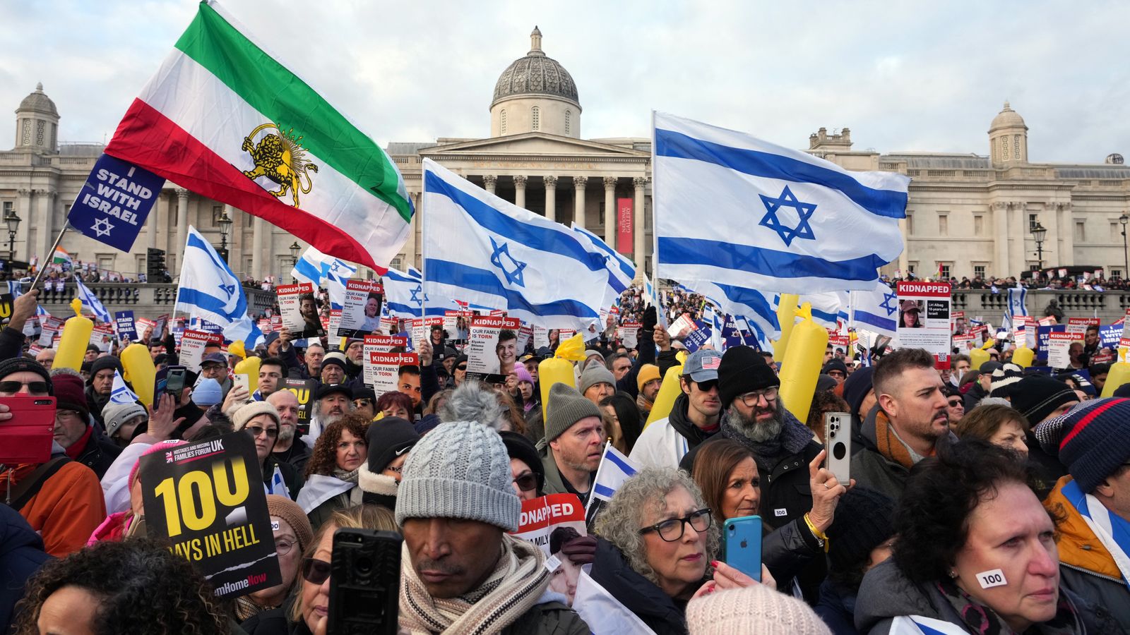 Middle East crisis – live updates: Missile kills woman and son in Israel; thousands attend pro-Israel rally in London | World News