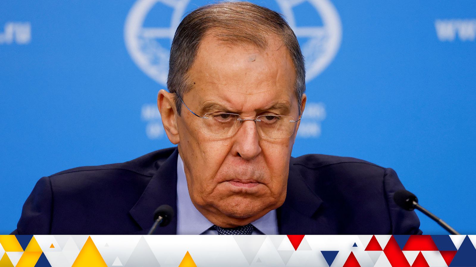 Ukraine war latest: Russian foreign minister Sergei Lavrov holding