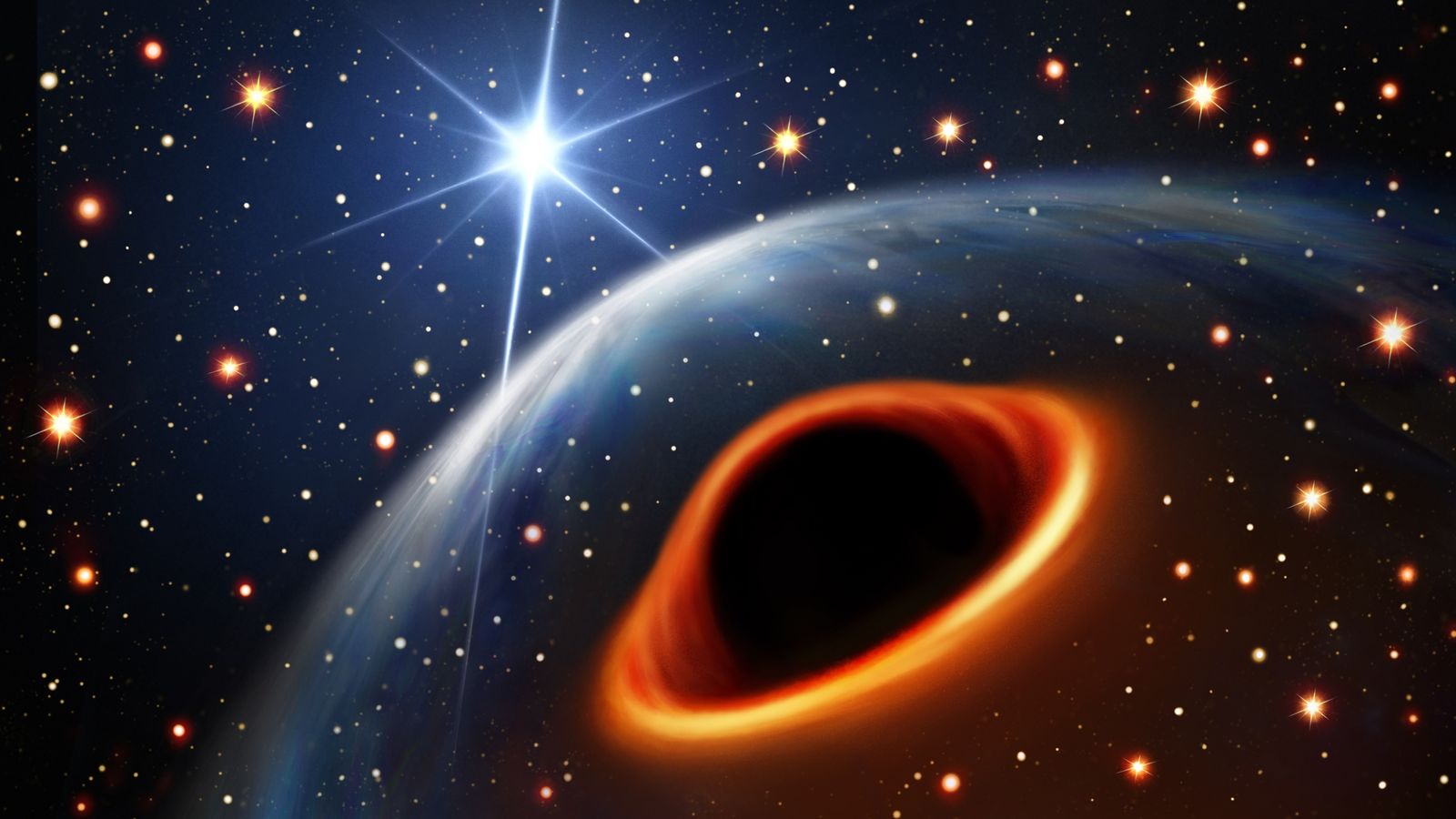 Открит мистериозен нов обект в Млечния път, който може да бъде сдвояване на черна дупка-звезда