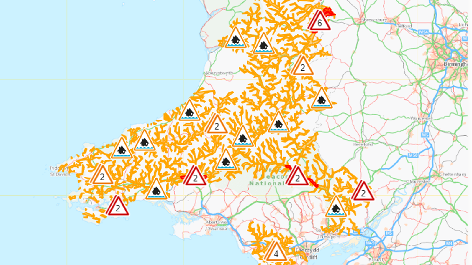 Storm Henk travel chaos with major roads closed and hundreds of flood ...