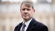 Former MP for Kingswood Chris Skidmore in Victoria Palace Gardens 