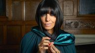 Claudia Winkleman hosts The Traitors. Pic: BBC/David Emery