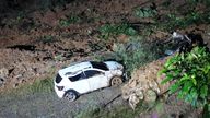 The aftermath of the Colombia landslide