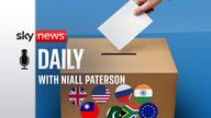 The world’s biggest election year: Why does Taiwan matter? Listen to the Sky News Daily podcast with Niall Paterson